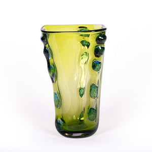 Des Pots - Glazen knoppenvaas groen h 35 d.23 - Schreuder - kraan.shop