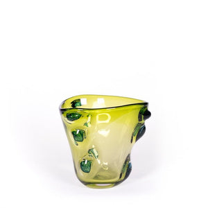 Des Pots - Glazen knoppenvaas groen h.21 d.20 - Schreuder - kraan.shop