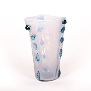 Des Pots - Glazen knoppenvaas wit h.35 d.23 - Schreuder - kraan.shop