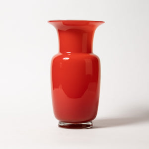 Des Pots - Glazen vaas oranje glas h.27 d.19 cm. - Schreuder - kraan.shop