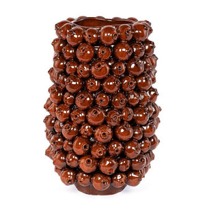 Des Pots - Granaatappelvaas oranje H 40 cm, D 26 cm - Schreuder - kraan.shop