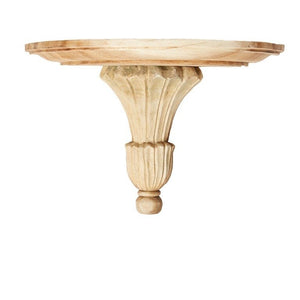 Des Pots - Houten console, onbewerkt h. 25 d18x38 - Schreuder - kraan.shop