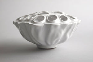 Des Pots - Lotusvaas wit, 18 cm - Schreuder - kraan.shop