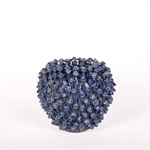 Des Pots - Paddestoel - vaas blauw h.24 d.26 - Schreuder - kraan.shop