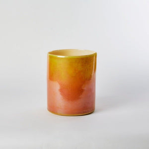 Des Pots - Poederglas vaas, h21/d18 goudluster - Schreuder - kraan.shop