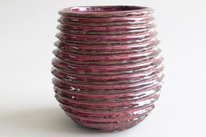 Des Pots - Ringvaas rose h.15 cm - Schreuder - kraan.shop