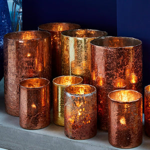 Des Pots - Sfeerlichtje lusterglas mix H10/D8 - engraved - Schreuder - kraan.shop