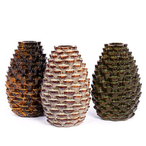 Des Pots - Vaas dennenappel groen h.30 - Schreuder - kraan.shop