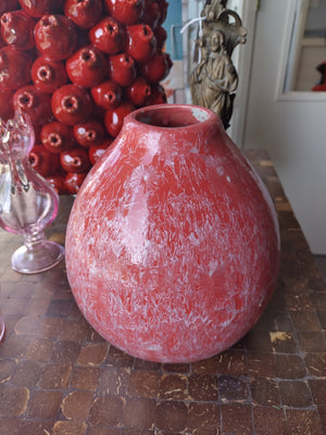 Des Pots - Vaas met decoratie van kristalglazuur h.17 d.16 - Schreuder - kraan.shop
