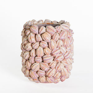 Des Pots - Vaas met lantaarntjes, rose h.24 d.22 - Schreuder - kraan.shop