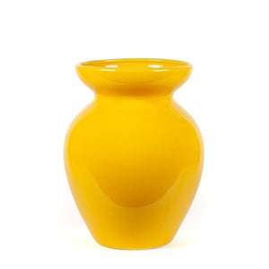 Des Pots - Vaas van fijn geglazuurd aardewerk geel, 45 cm - Schreuder - kraan.shop