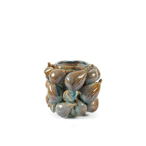 Des Pots - Vaasje vijg bruin h.16 d.18 - Schreuder - kraan.shop