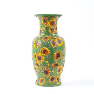 Des Pots - Vintage zonnebloemenvaas h40 - Schreuder - kraan.shop