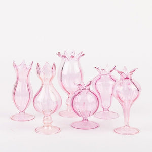 Des Pots - Zaaddoosvaasjes op voet, rose - Schreuder - kraan.shop