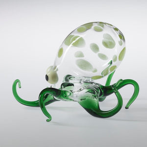 "Decorative polipo verde" - decoratieve groene octopus door Massimo Lunardon - Schreuder-kraan.shop