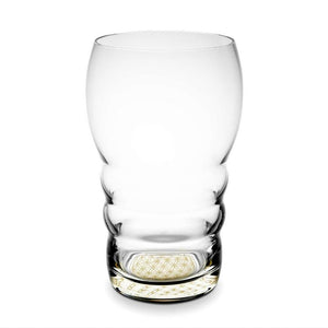 Drinkglas Gallileo met Flower of Life in goud - 0,5 l - Schreuder-kraan.shop