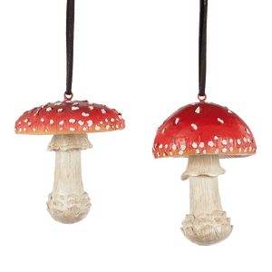 Goodwill-Een paar paddenstoelen (2 assorti) h. 7,5 cm. - Schreuder-kraan.shop