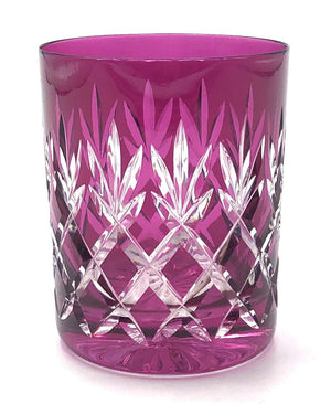 Luxoria-Ewa gekleurd en geslepen kristallen whiskytumbler violet - Schreuder-kraan.shop