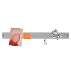 Magnetic strip bulletin board 6,3 x 70 cm rvs + 12 magneten - Schreuder-kraan.shop