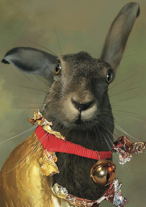 Postkaart Jamiri: "Goldhase" - Schreuder-kraan.shop