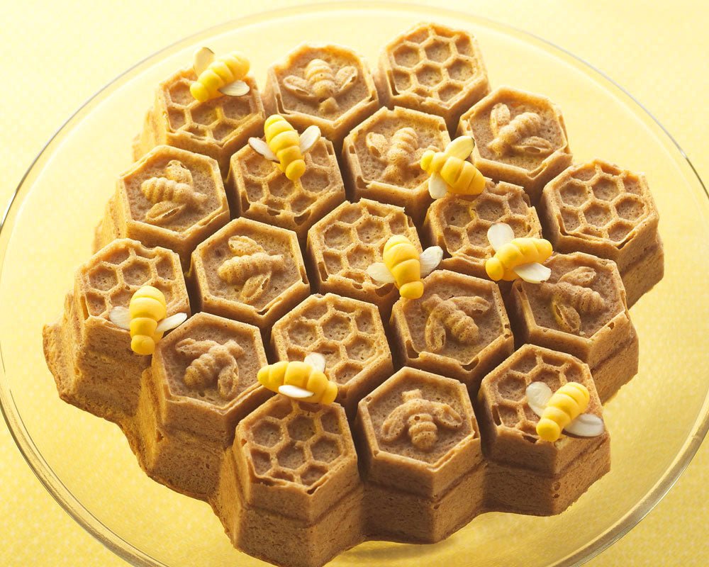 Nordic Ware-Bakvorm "Honeycomb pull-apart Cake pan" - Schreuder-kraan.shop