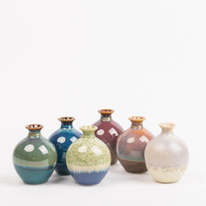 Des Pots - Ciel vaasjes met reactief glazuur h11 - Schreuder - kraan.shop