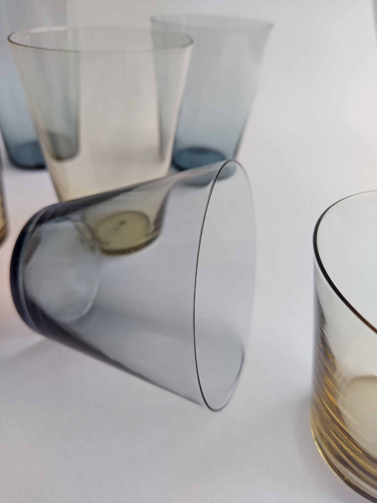 Sugahara-Fifty's universeel retro glas 300ml indigo - Schreuder-kraan.shop