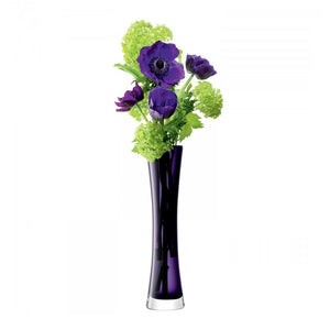 LSA International-Flower single bloom vase 25 cm paars - Schreuder-kraan.shop