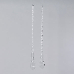 GoodwillFrozen icicle, bevroren ijspegel in glas 40 cm - Schreuder-kraan.shop