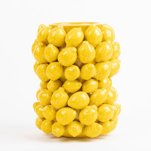 Des Pots - Grote citroenvaas h. 39 cm, diameter 29 cm. - Schreuder - kraan.shop