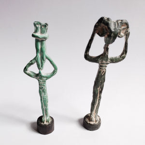 Benzi Mazliah-Het sterrenbeeld tweelingen, brons - Schreuder-kraan.shop
