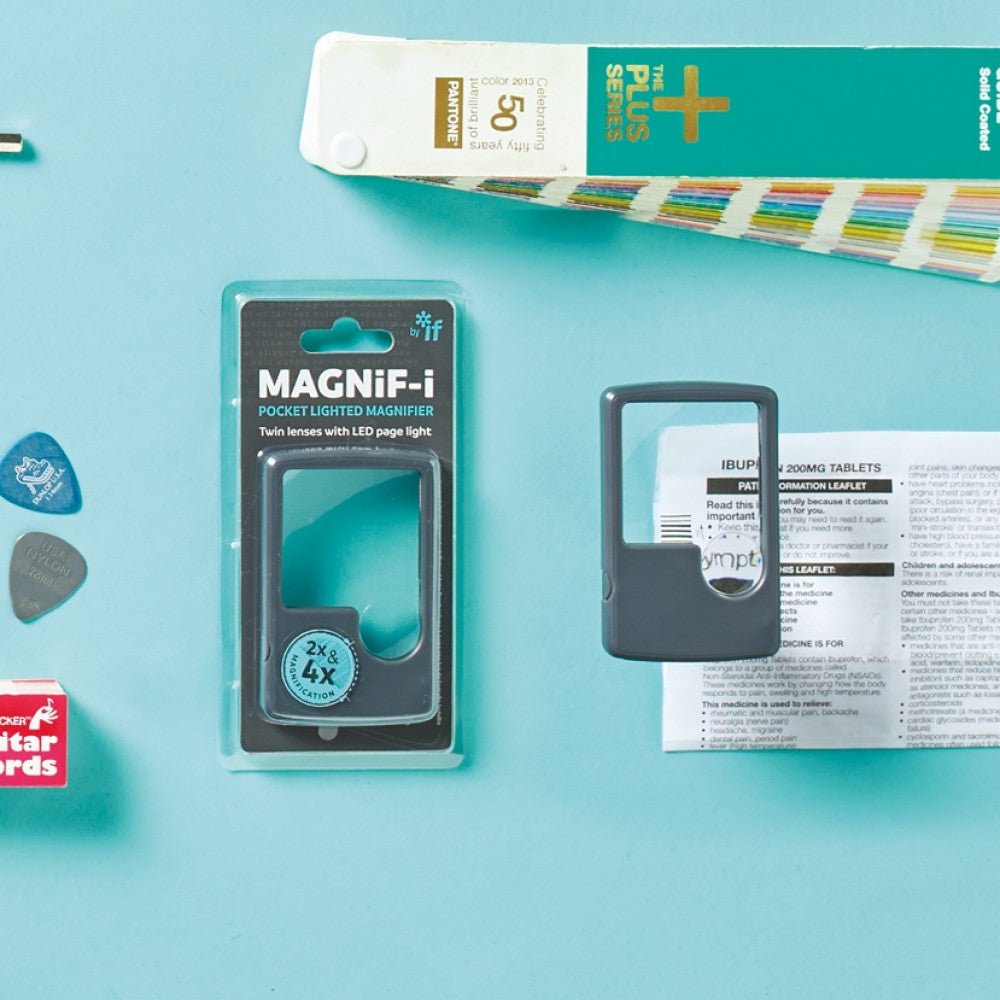 If-"Magnif-i" credit card magnifier - loupe 2x - Schreuder-kraan.shop