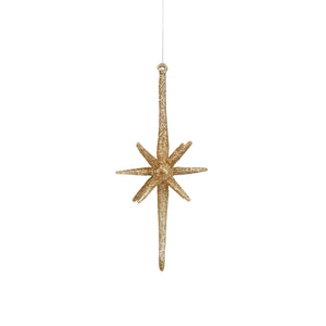 GoodwillNorthern star, glazen kerstboomornament gold 20 cm. - Schreuder-kraan.shop