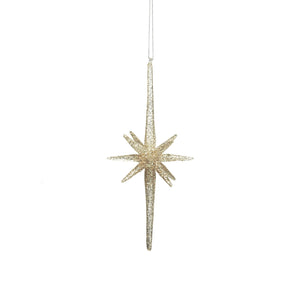 GoodwillNorthern star, glazen kerstboomornament silver 20 cm. - Schreuder-kraan.shop