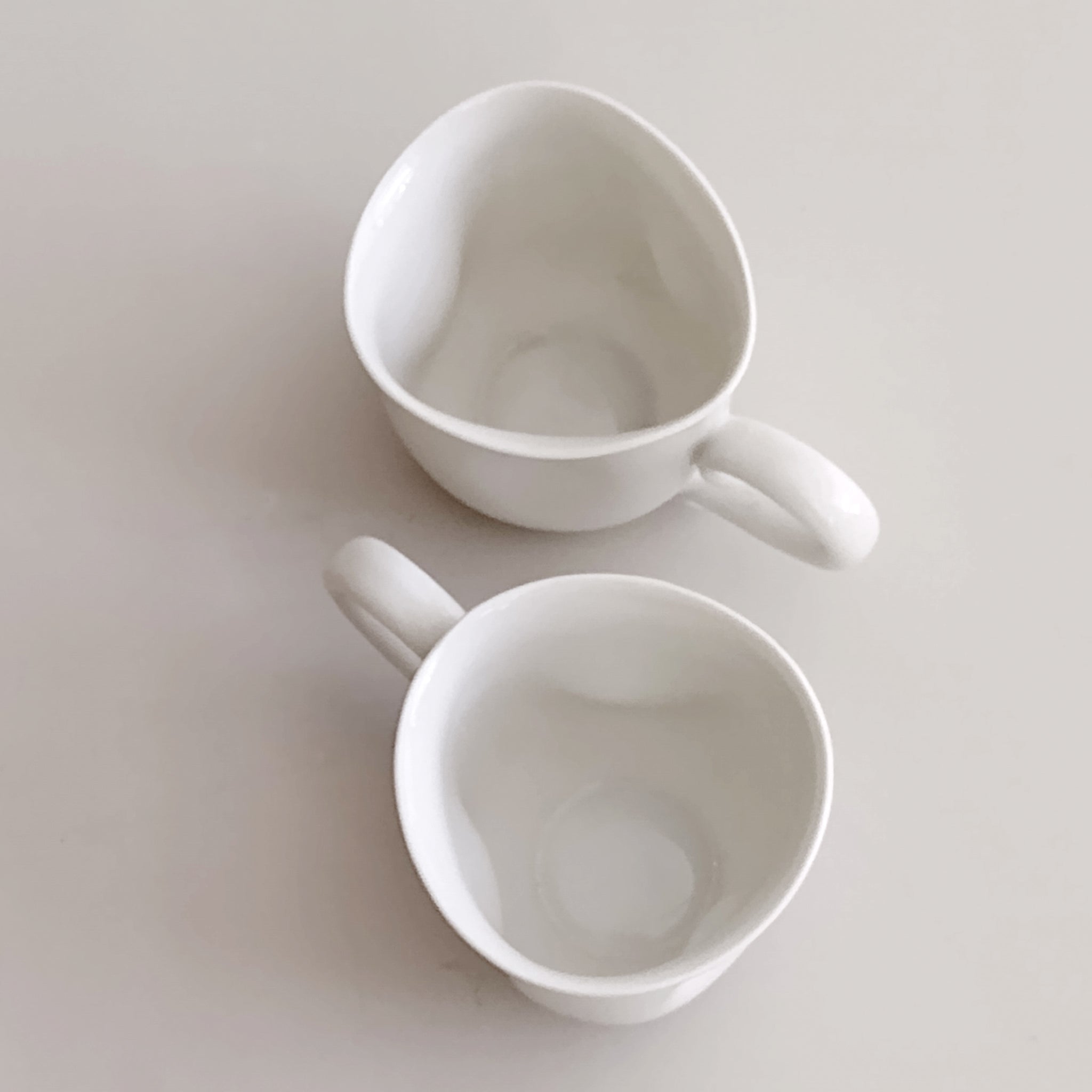 Adam & Ziege-Porseleinen espressokopjes "Knautsch" h. 6 cm, 10 cc set (2) - Schreuder-kraan.shop