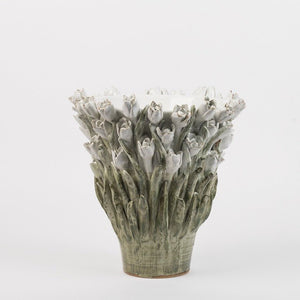 Des Pots - Tulpenvaas 34 cm, wit - Schreuder - kraan.shop