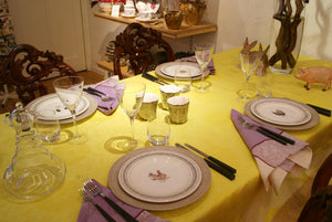 Le Jacquard Français-Victoria Mimosa jaune tafelkleed (175×250 cm) katoen - Schreuder-kraan.shop